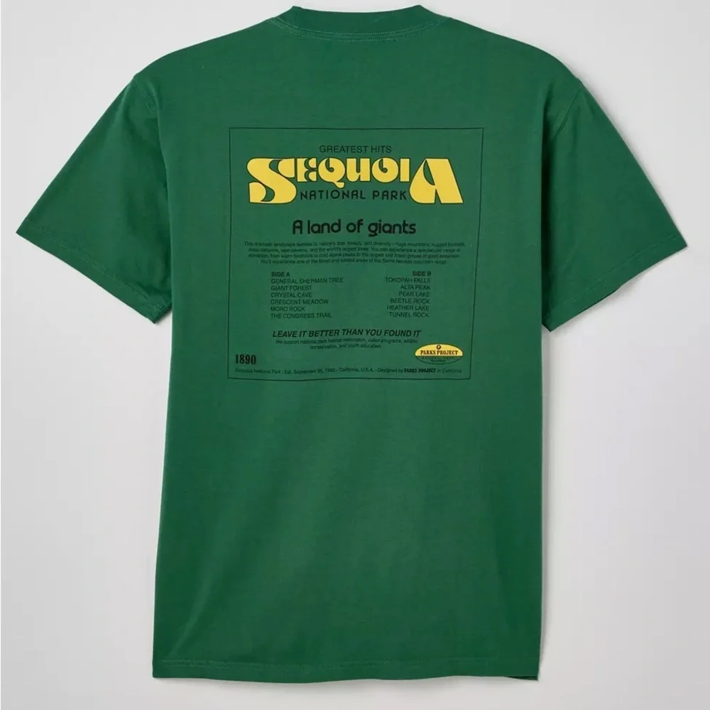 NWOT Urban Outfitters Parks Project Sequoia Greatest Hits Tee Size Small
